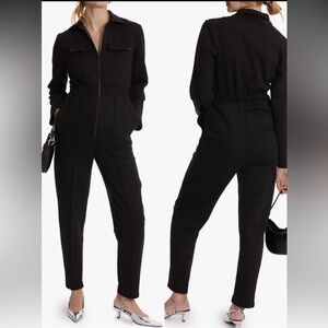 NEW Cache Coeur Pablo Long Sleeve Maternity Nursing Black Jumpsuit sz S